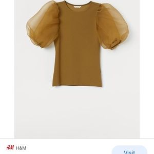 H&M Puff sleeve top